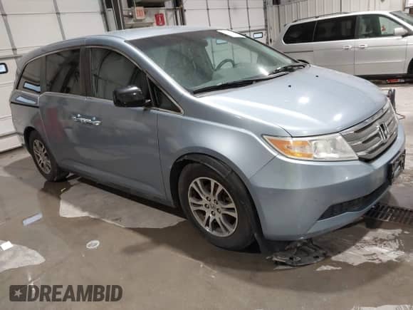 2011 Honda Odyssey EX с VIN 5FNRL5H44BB051539, выставлен на аукционе IAAI как лот 42119192 с пробегом 207 522 миль миль и . История ставок и продаж доступна на DreamBid. Изображение 1.