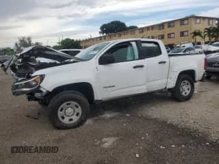 2018 Chevrolet Colorado 2WD Work Truck z VIN 1GCGSBEAXJ1220876, wystawiony jako Copart lot #81082175 z przebiegiem Nie podano mil oraz Szkoda całkowita • Salvage title. Historia ofert i sprzedaży dostępna na DreamBid. Obrazek 1.
