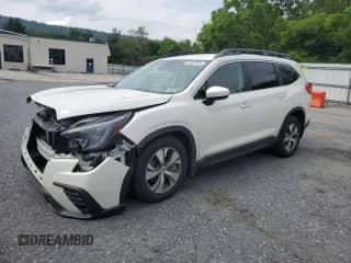 2024 Subaru Ascent Premium с VIN 4S4WMAED8R3402629, выставлен на аукционе Copart как лот 64260785 с пробегом 56 390 миль миль и Списание • Salvage title. История ставок и продаж доступна на DreamBid. Изображение 1.