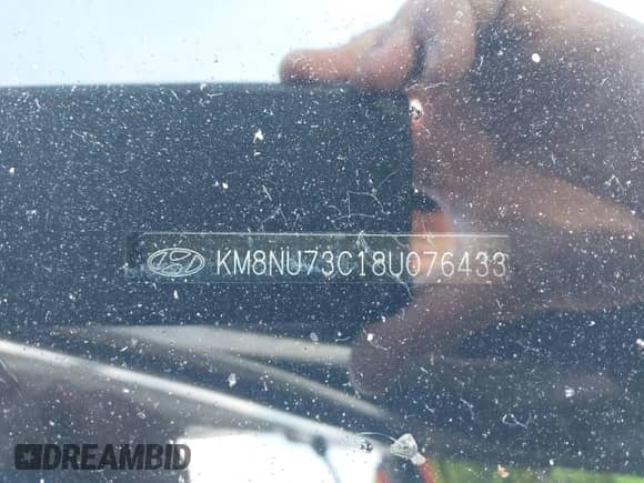 2008 Hyundai Veracruz GLS with VIN KM8NU73C18U076433, listed as a IAAI auction lot 42707334 with 162,064 mi miles and . Bid and sale history available at DreamBid. Image 9.