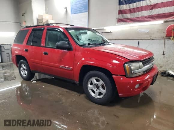 2002 Chevrolet TrailBlazer LS with VIN 1GNDT13S622158224, listed as a Copart auction lot 49047555 with 188,712 mi miles and Salvage title. Bid and sale history available at DreamBid. Image 4.