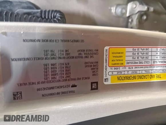 2021 Cadillac Escalade Premium Luxury Platinum z VIN 1GYS4DKL6MR242198, wystawiony jako Copart lot #69704105 z przebiegiem 63 350 mil mil oraz Czysty tytuł • Clean title. Historia ofert i sprzedaży dostępna na DreamBid. Obrazek 10.