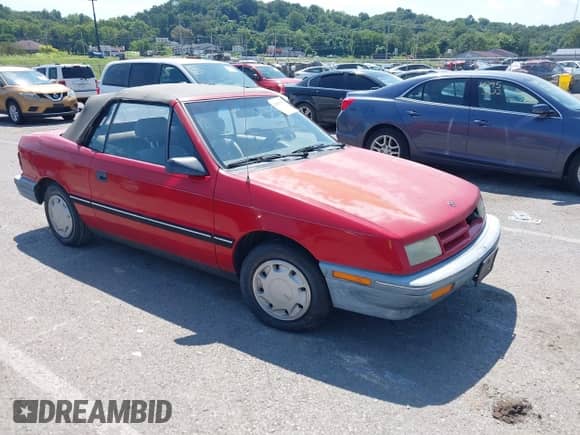 1991 Dodge Shadow with VIN 3B3XP45K8MT603753, listed as a IAAI auction lot 42957931 with 130,805 mi miles and . Bid and sale history available at DreamBid. Image 1.