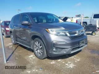 2020 Honda Pilot EX-L z VIN 5FNYF5H52LB026281, wystawiony jako IAAI lot #42343728 z przebiegiem 91 350 mil mil oraz . Historia ofert i sprzedaży dostępna na DreamBid. Obrazek 1.