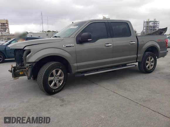 2019 Ford F-150 XL with VIN 1FTEW1E55KKC07179, listed as a Copart auction lot 51475485 with 107,740 mi miles and Salvage title. Bid and sale history available at DreamBid. Image 1.