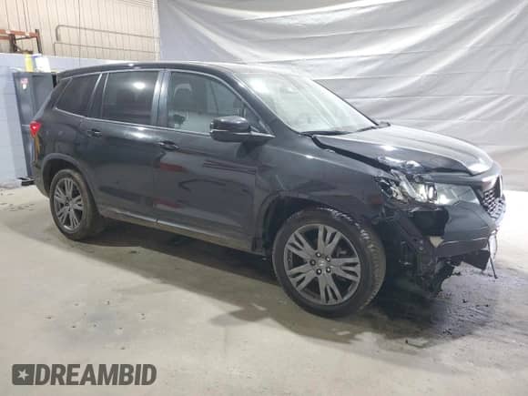 2019 Honda Passport EX-L with VIN 5FNYF8H55KB026503, listed as a Copart auction lot 61777175 with 41,294 mi miles and Salvage title. Bid and sale history available at DreamBid. Image 4.