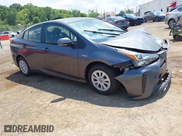 2022 Toyota Prius L Eco with VIN JTDKAMFU5N3160758, listed as a IAAI auction lot 42699871 with 64,403 mi miles and . Bid and sale history available at DreamBid. Image 1.