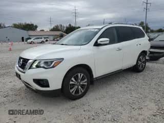 2017 Nissan Pathfinder SL with VIN 5N1DR2MM8HC908301, listed as a Copart auction lot 86287795 with 149,034 mi miles and Salvage title. Bid and sale history available at DreamBid. Image 1.