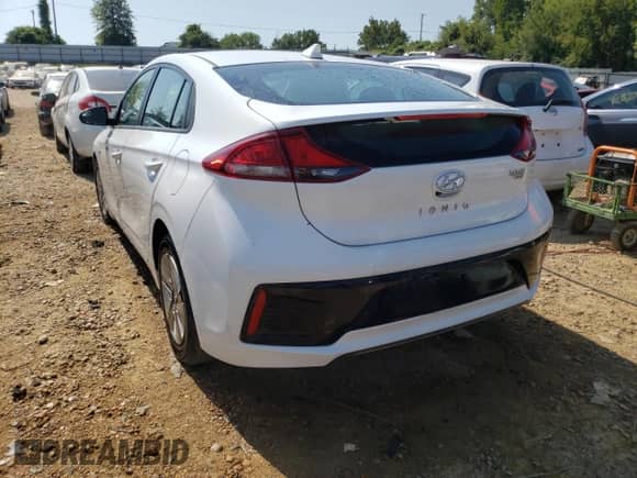 2019 Hyundai Ioniq Blue z VIN KMHC65LC6KU117149, wystawiony jako Copart lot #55518492 z przebiegiem 60 196 mil mil oraz . Historia ofert i sprzedaży dostępna na DreamBid. Obrazek 3.