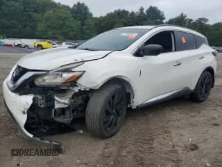 2017 Nissan Murano S with VIN 5N1AZ2MG2HN138176, listed as a Copart auction lot 71554635 with 82,903 mi miles and Salvage title. Bid and sale history available at DreamBid. Image 1.