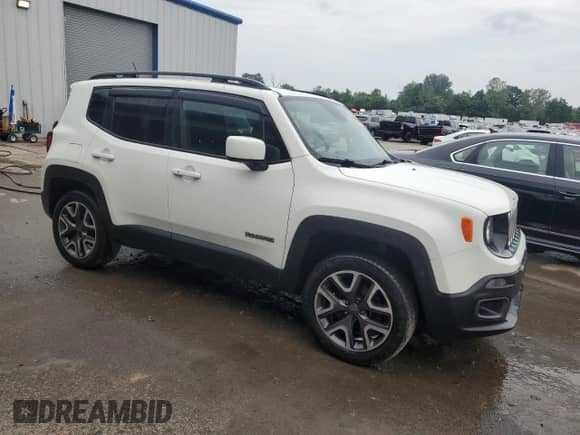 2017 Jeep Renegade Altitude with VIN ZACCJBBB1HPG30491, listed as a Copart auction lot 67073965 with 89,867 mi miles and Salvage title. Bid and sale history available at DreamBid. Image 4.