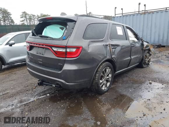 2019 Dodge Durango GT with VIN 1C4RDJDG4KC644451, listed as a IAAI auction lot 41739225 with Not provided miles and . Bid and sale history available at DreamBid. Image 4.