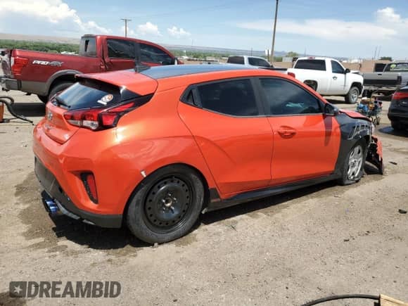 2019 Hyundai Veloster Turbo R-Spec z VIN KMHTH6AB9KU005682, wystawiony jako Copart lot #59698485 z przebiegiem 77 171 mil mil oraz Szkoda całkowita • Salvage title. Historia ofert i sprzedaży dostępna na DreamBid. Obrazek 3.