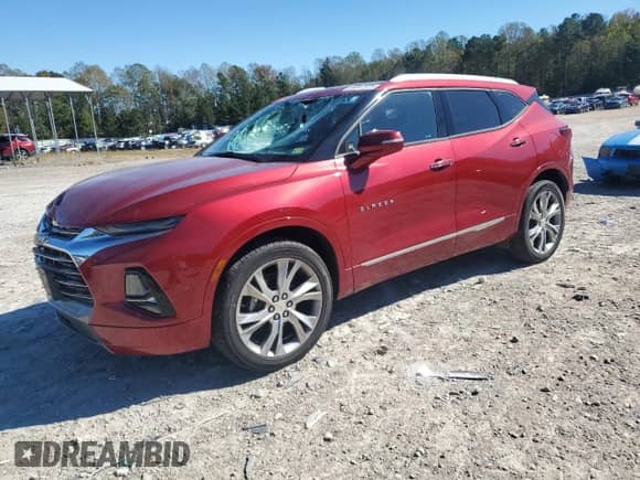 2019 Chevrolet Blazer Premier с VIN 3GNKBKRS0KS687518, выставлен на аукционе Copart как лот 86997975 с пробегом 31 396 миль миль и Списание • Salvage title. История ставок и продаж доступна на DreamBid. Изображение 1.