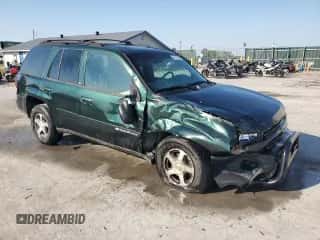 2004 Chevrolet TrailBlazer LS с VIN 1GNDT13S042204942, выставлен на аукционе Copart как лот 84369345 с пробегом 227 374 миль миль и Списание • Salvage title. История ставок и продаж доступна на DreamBid. Изображение 4.