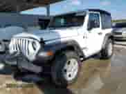 2023 Jeep Wrangler Sport with VIN 1C4GJXAN9PW592844, listed as a Copart auction lot 56748874 with 11,639 mi miles and Salvage title. Bid and sale history available at DreamBid. Image 1.