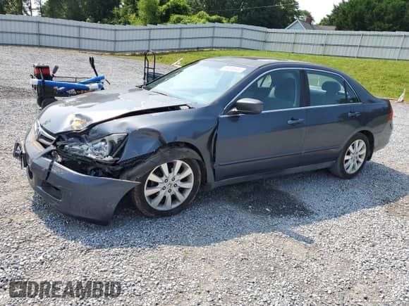 2007 Honda Accord LX with VIN 1HGCM66337A026796, listed as a Copart auction lot 59008505 with 138,104 mi miles and Salvage title. Bid and sale history available at DreamBid. Image 1.