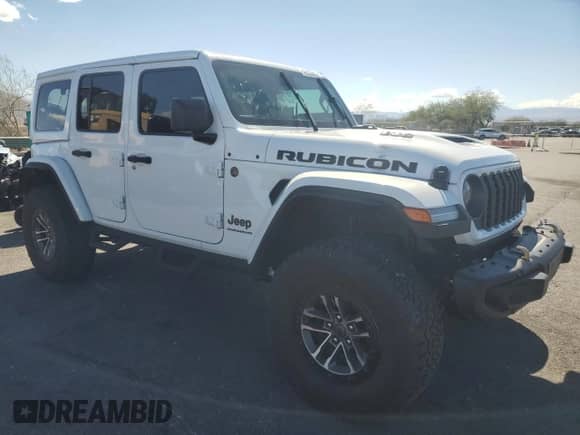 2024 Jeep Wrangler Rubicon 392 Final Edition with VIN 1C4RJXSJ7RW272915, listed as a Copart auction lot 84765965 with 15,566 mi miles and Salvage title. Bid and sale history available at DreamBid. Image 4.