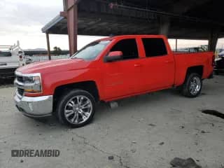 2017 Chevrolet Silverado 1500 LT with VIN 3GCPCREC0HG464328, listed as a Copart auction lot 81894465 with 62,435 mi miles and Salvage title. Bid and sale history available at DreamBid. Image 1.
