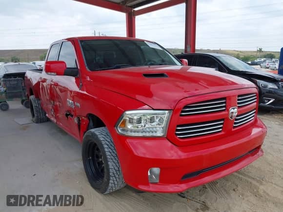 2014 Ram 1500 Sport with VIN 1C6RR6HT8ES154232, listed as a IAAI auction lot 42051723 with 122,982 mi miles and . Bid and sale history available at DreamBid. Image 1.
