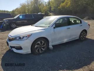 2016 Honda Accord EX-L with VIN 1HGCR3F00GA000565, listed as a Copart auction lot 81977355 with 88,793 mi miles and Salvage title. Bid and sale history available at DreamBid. Image 1.