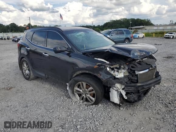 2013 Hyundai Santa Fe Sport with VIN 5XYZU3LA9DG023746, listed as a Copart auction lot 65611425 with 193,478 mi miles and Salvage title. Bid and sale history available at DreamBid. Image 4.