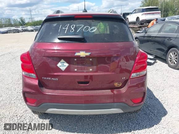 2017 Chevrolet Trax LT z VIN 3GNCJPSBXHL148700, wystawiony jako IAAI lot #43057755 z przebiegiem 144 564 mil mil oraz . Historia ofert i sprzedaży dostępna na DreamBid. Obrazek 16.