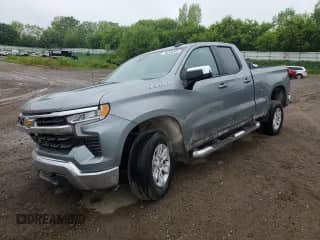 2023 Chevrolet Silverado 1500 LT z VIN 1GCRDDED9PZ233153, wystawiony jako Copart lot #58030305 z przebiegiem 28 170 mil mil oraz Szkoda całkowita • Salvage title. Historia ofert i sprzedaży dostępna na DreamBid. Obrazek 1.