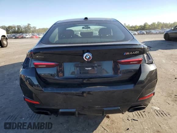2023 BMW 4 Series M440i xDrive with VIN WBA13AW01PFN56251, listed as a Copart auction lot 69273584 with 14,857 mi miles and Salvage title. Bid and sale history available at DreamBid. Image 6.
