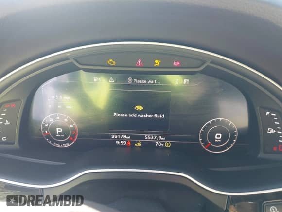 2017 Audi Q7 Premium Plus with VIN WA1LAAF77HD013024, listed as a IAAI auction lot 43033840 with 99,178 mi miles and . Bid and sale history available at DreamBid. Image 7.