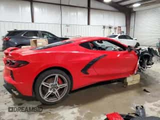 2020 Chevrolet Corvette 2LT z VIN 1G1Y72D41L5119344, wystawiony jako Copart lot #55598304 z przebiegiem Nie podano mil oraz Szkoda całkowita • Salvage title. Historia ofert i sprzedaży dostępna na DreamBid. Obrazek 3.