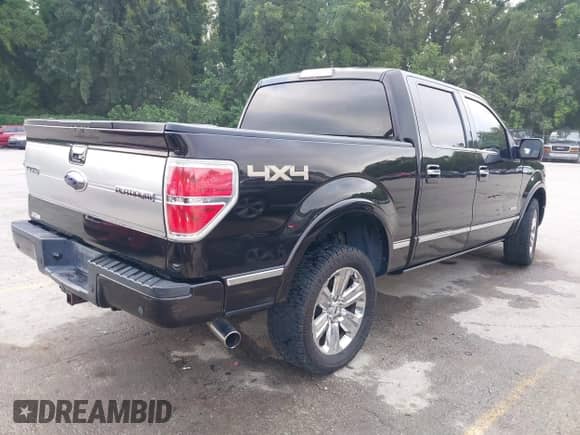 2014 Ford F-150 XL with VIN 1FTFW1ET9EFA75351, listed as a IAAI auction lot 42947801 with 203,939 mi miles and . Bid and sale history available at DreamBid. Image 4.