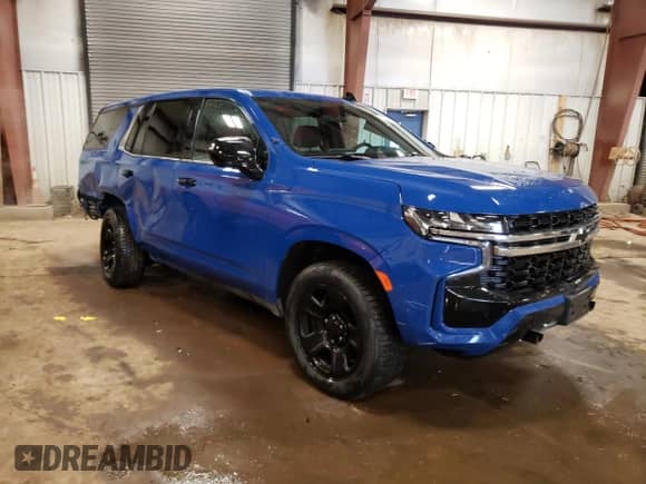 2022 Chevrolet Tahoe Commercial with VIN 1GNSKLED2NR294818, listed as a Copart auction lot 44179265 with 16,996 mi miles and Clean title. Bid and sale history available at DreamBid. Image 4.