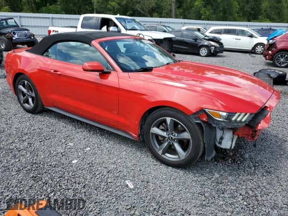 2016 Ford Mustang V6 with VIN 1FATP8EM6G5299774, listed as a Copart auction lot 69613055 with 132,740 mi miles and Salvage title. Bid and sale history available at DreamBid. Image 4.