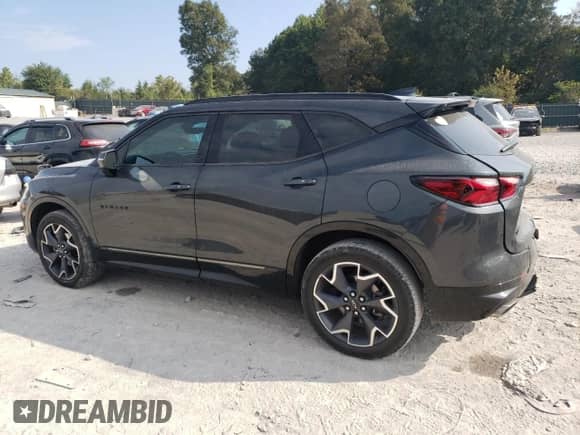 2019 Chevrolet Blazer RS с VIN 3GNKBERS4KS684591, выставлен на аукционе Copart как лот 80312835 с пробегом 149 761 миль миль и Списание • Salvage title. История ставок и продаж доступна на DreamBid. Изображение 2.