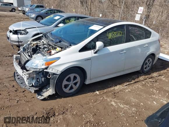 2012 Toyota Prius One with VIN JTDKN3DU8C1581447, listed as a IAAI auction lot 41688587 with 148,697 mi miles and . Bid and sale history available at DreamBid. Image 2.