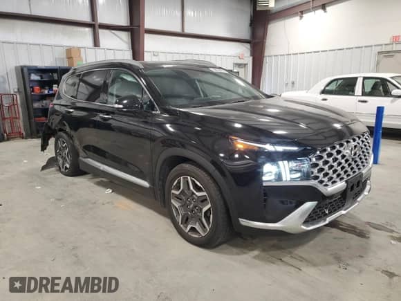 2021 Hyundai Santa Fe Limited with VIN 5NMS44AL2MH334663, listed as a Copart auction lot 68536612 with 14,770 mi miles and . Bid and sale history available at DreamBid. Image 4.