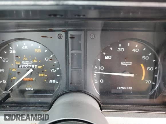 1981 Chevrolet Corvette z VIN 1G1AY8761BS408237, wystawiony jako Copart lot #49886275 z przebiegiem 50 978 mil mil oraz Czysty tytuł • Clean title. Historia ofert i sprzedaży dostępna na DreamBid. Obrazek 9.