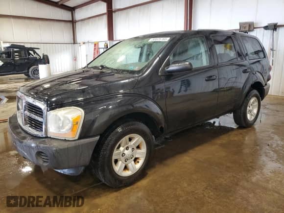 2004 Dodge Durango ST with VIN 1D4HB38N44F212999, listed as a Copart auction lot 55525765 with 130,806 mi miles and Salvage title. Bid and sale history available at DreamBid. Image 1.