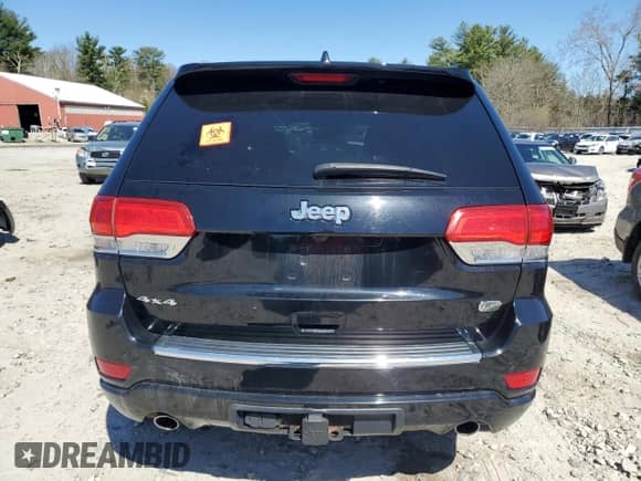 2018 Jeep Grand Cherokee Overland with VIN 1C4RJFCT5JC175406, listed as a Copart auction lot 51811814 with 88,923 mi miles and Non repairable. Bid and sale history available at DreamBid. Image 6.