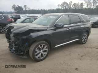 2022 Hyundai Palisade Limited с VIN KM8R5DHE3NU389423, выставлен на аукционе Copart как лот 43124853 с пробегом 23 830 миль миль и . История ставок и продаж доступна на DreamBid. Изображение 1.