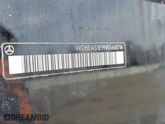 1992 Mercedes-Benz 300 с VIN WDBEA51E9NB566016, выставлен на аукционе Copart как лот 45546505 с пробегом Не указан миль и Списание • Salvage title. История ставок и продаж доступна на DreamBid. Изображение 12.