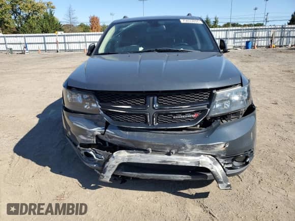 2018 Dodge Journey Crossroad with VIN 3C4PDCGGXJT339635, listed as a Copart auction lot 75655034 with 129,553 mi miles and Salvage title. Bid and sale history available at DreamBid. Image 5.