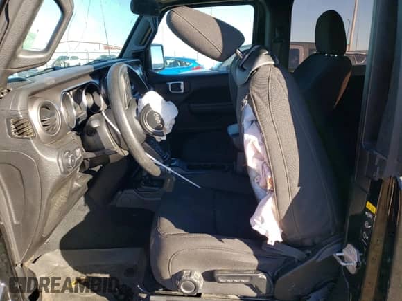 2023 Jeep Wrangler Sport with VIN 1C4HJXAG5PW573245, listed as a Copart auction lot 80710724 with 21,135 mi miles and Salvage title. Bid and sale history available at DreamBid. Image 7.