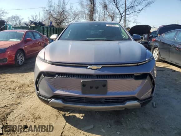 2024 Chevrolet Equinox EV LT with VIN 3GN7DLRP7RS287161, listed as a Copart auction lot 46982055 with 1,683 mi miles and Salvage title. Bid and sale history available at DreamBid. Image 5.