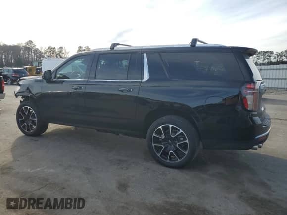 2023 Chevrolet Suburban High Country z VIN 1GNSKGKL0PR174859, wystawiony jako Copart lot #45652945 z przebiegiem 16 993 mil mil oraz Szkoda całkowita • Salvage title. Historia ofert i sprzedaży dostępna na DreamBid. Obrazek 2.