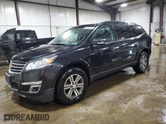 2015 Chevrolet Traverse LT with VIN 1GNKRHKD5FJ313732, listed as a Copart auction lot 80288495 with 109,726 mi miles and Salvage title. Bid and sale history available at DreamBid. Image 1.