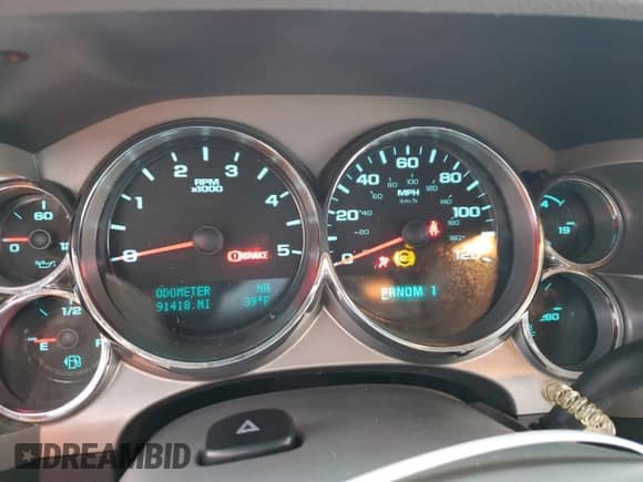 2014 Chevrolet Silverado 3500HD LT with VIN 1GC4K0C87EF148177, listed as a Copart auction lot 43782855 with 91,418 mi miles and Salvage title. Bid and sale history available at DreamBid. Image 9.