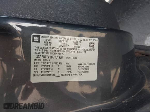 2011 Chevrolet Silverado 1500 LTZ z VIN 3GCPKTE20BG101980, wystawiony jako IAAI lot #42770079 z przebiegiem 151 870 mil mil oraz . Historia ofert i sprzedaży dostępna na DreamBid. Obrazek 9.