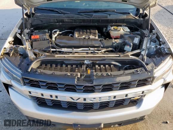 2021 Chevrolet Silverado 1500 Custom z VIN 3GCPWBEK3MG189618, wystawiony jako Copart lot #69301195 z przebiegiem 50 366 mil mil oraz Czysty tytuł • Clean title. Historia ofert i sprzedaży dostępna na DreamBid. Obrazek 11.